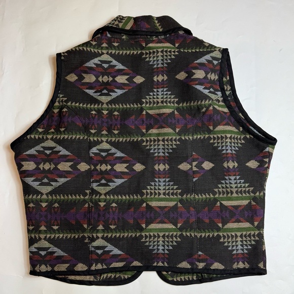Southwest Canyon Aztec multicolor vest size medium - Picture 3 of 5